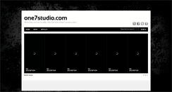 Desktop Screenshot of one7studio.com